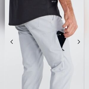 BYLT Everday Jogger Pants Mens Tapered Gray Performance Casual Size 31